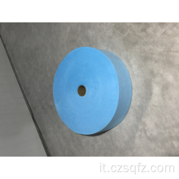 100% PP25GSM panno maschera blu e bianco